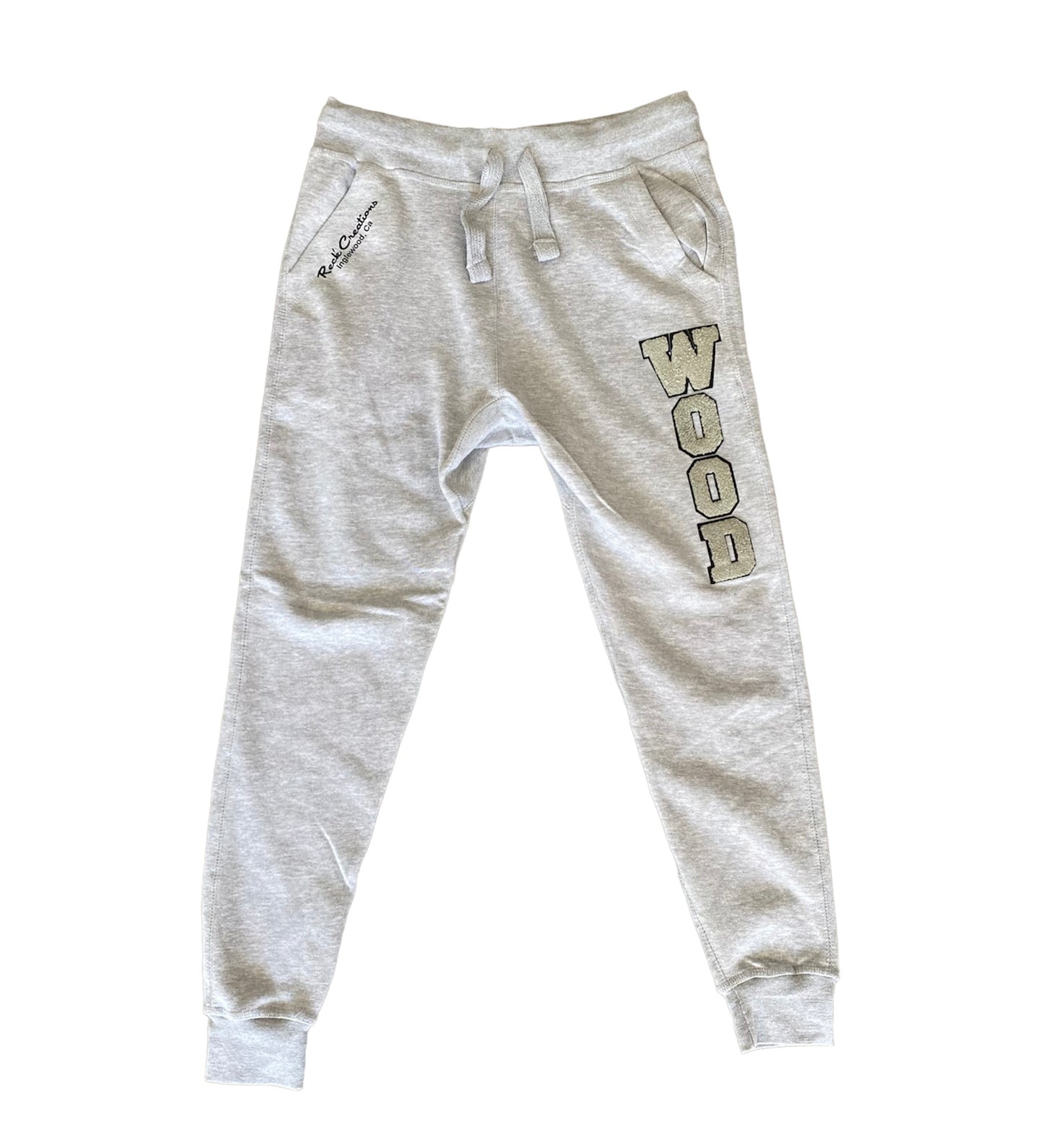 The Wood Varsity Chenille Jogger Pant (grey/grey)