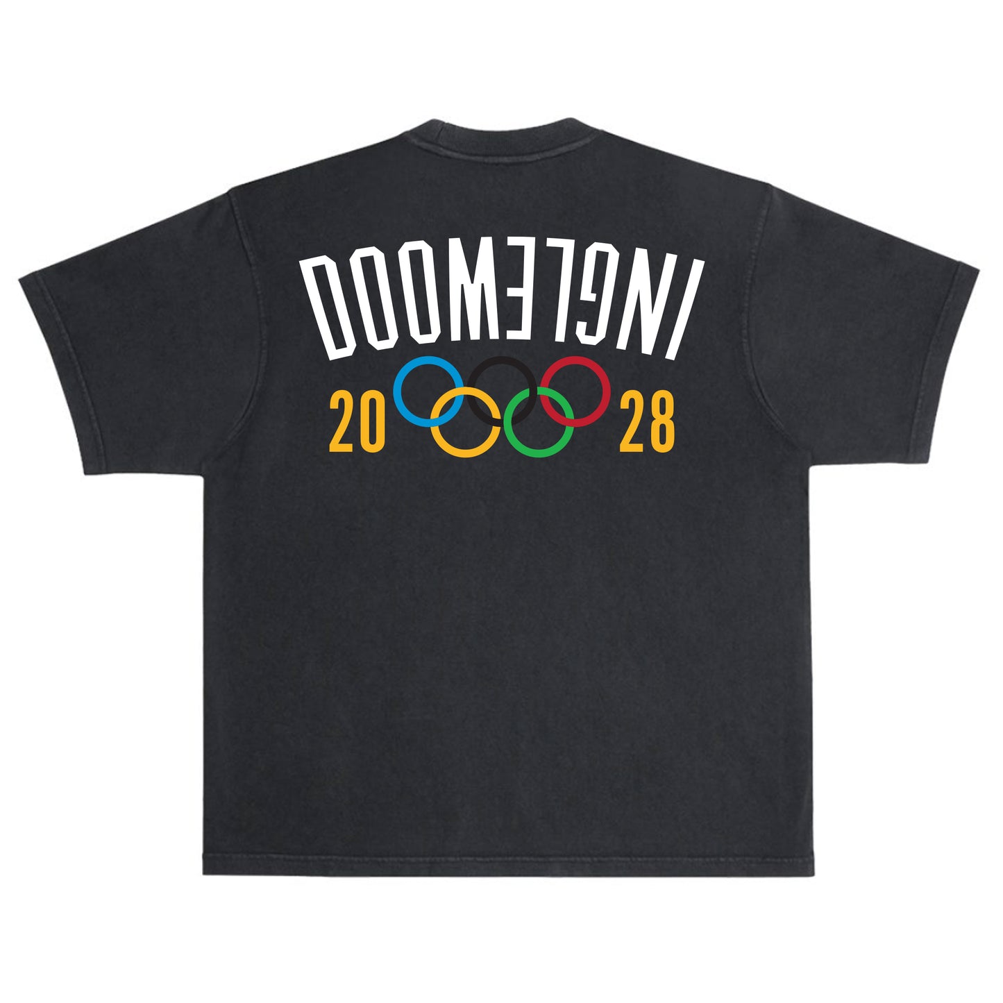 Doomlife 2028 Heavyweight Tee - (blk/multi color)