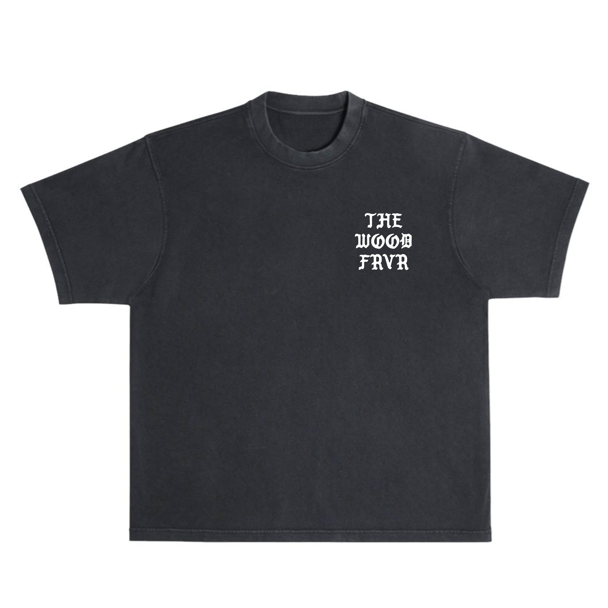 The Wood Frvr Oversized Tee - (Blk/White)