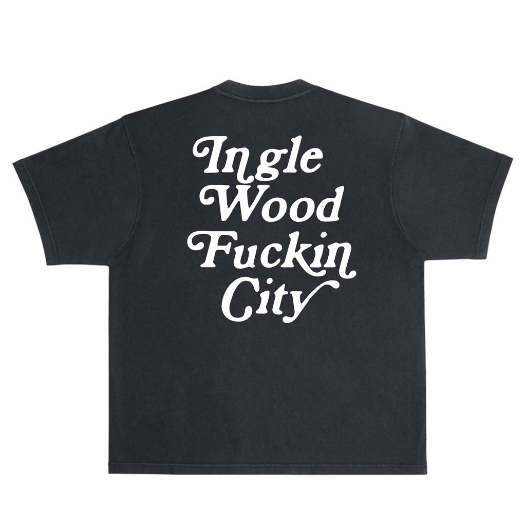 Inglewood Fuckin City Heavyweight Tee (blk/white)