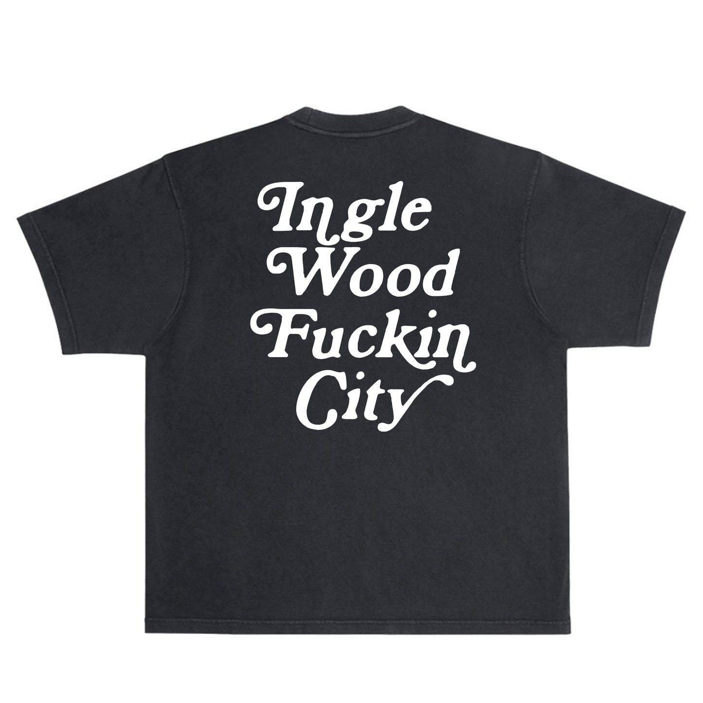 Inglewood Fuckin City Heavyweight Tee (blk/white)