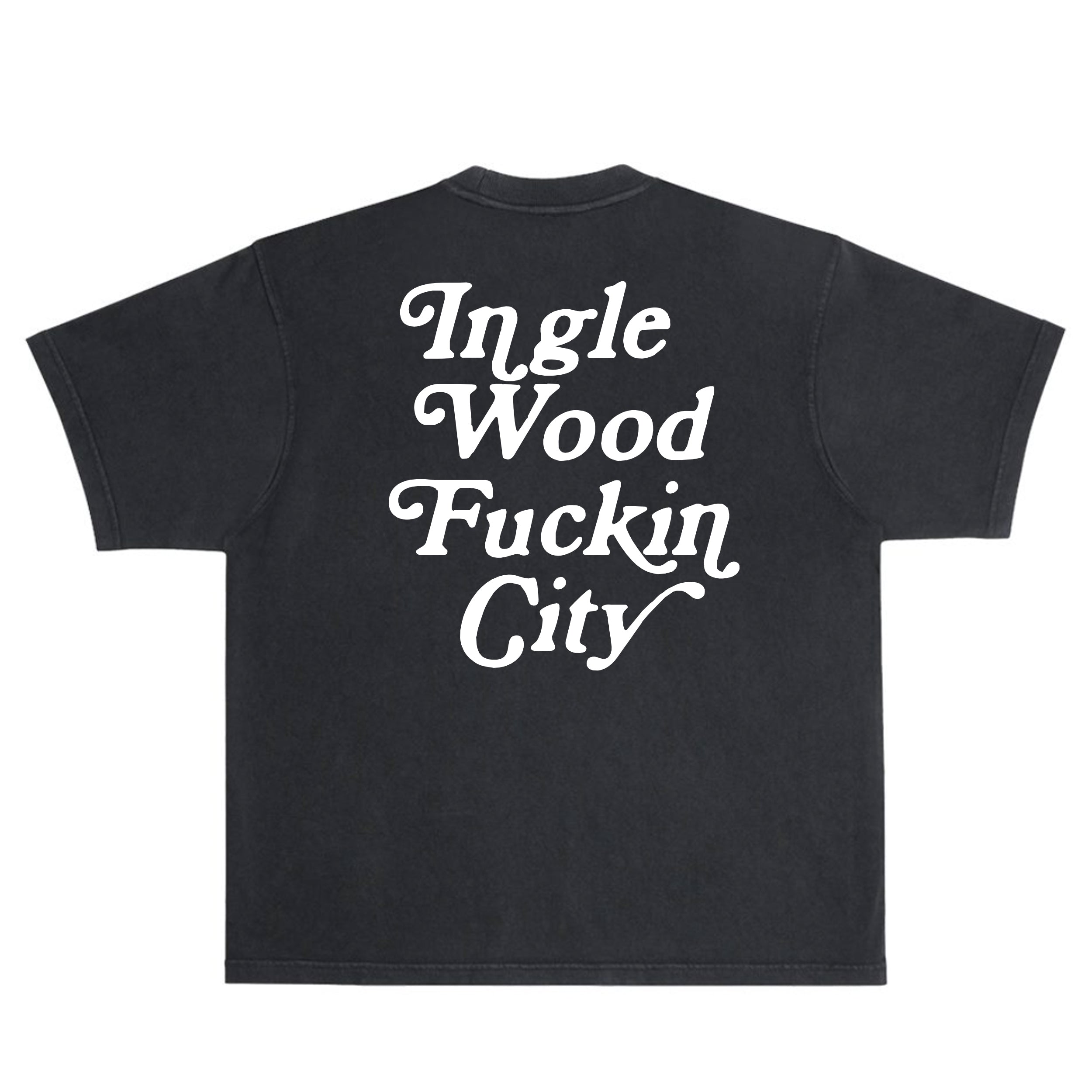 Inglewood Fuckin City Heavyweight Tee (blk/white)