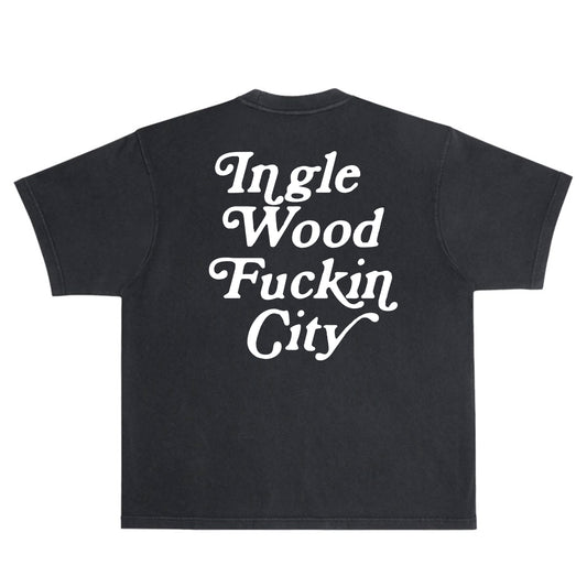 Inglewood Fuckin City Heavyweight Tee (blk/white)