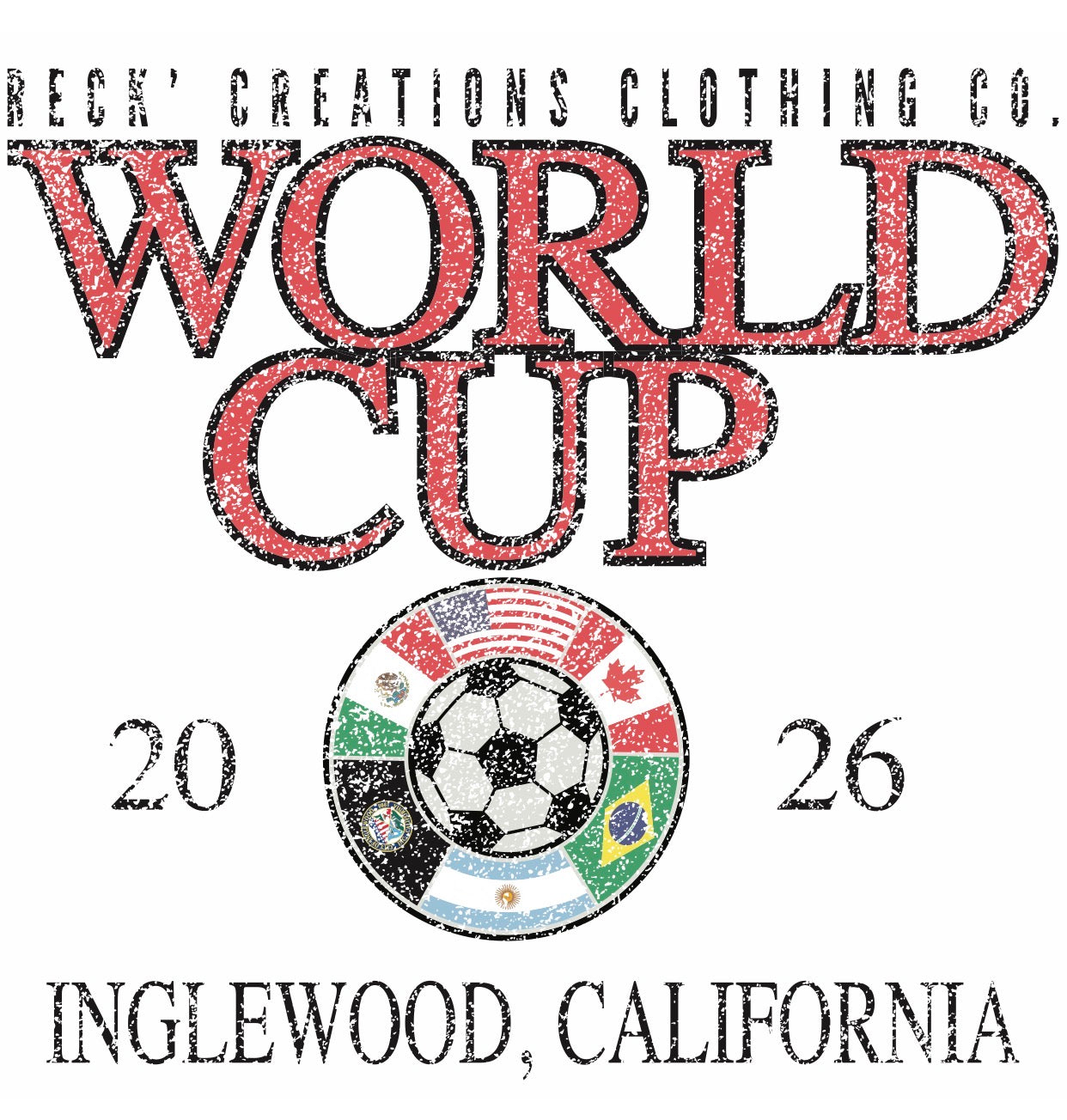 Wood Cup 2026 Heavyweight tee (blk-multi color)