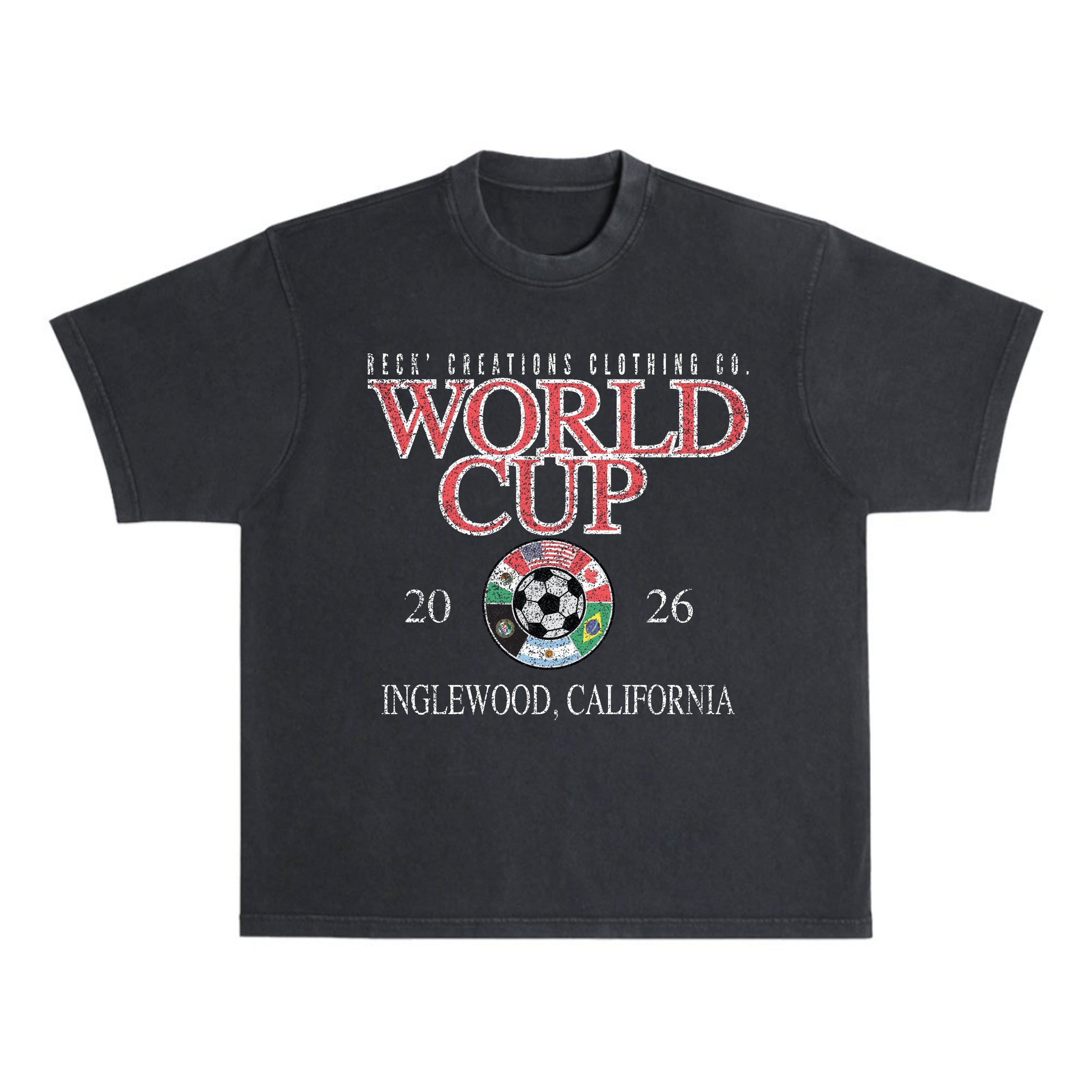 Wood Cup 2026 Heavyweight tee (blk-multi color)