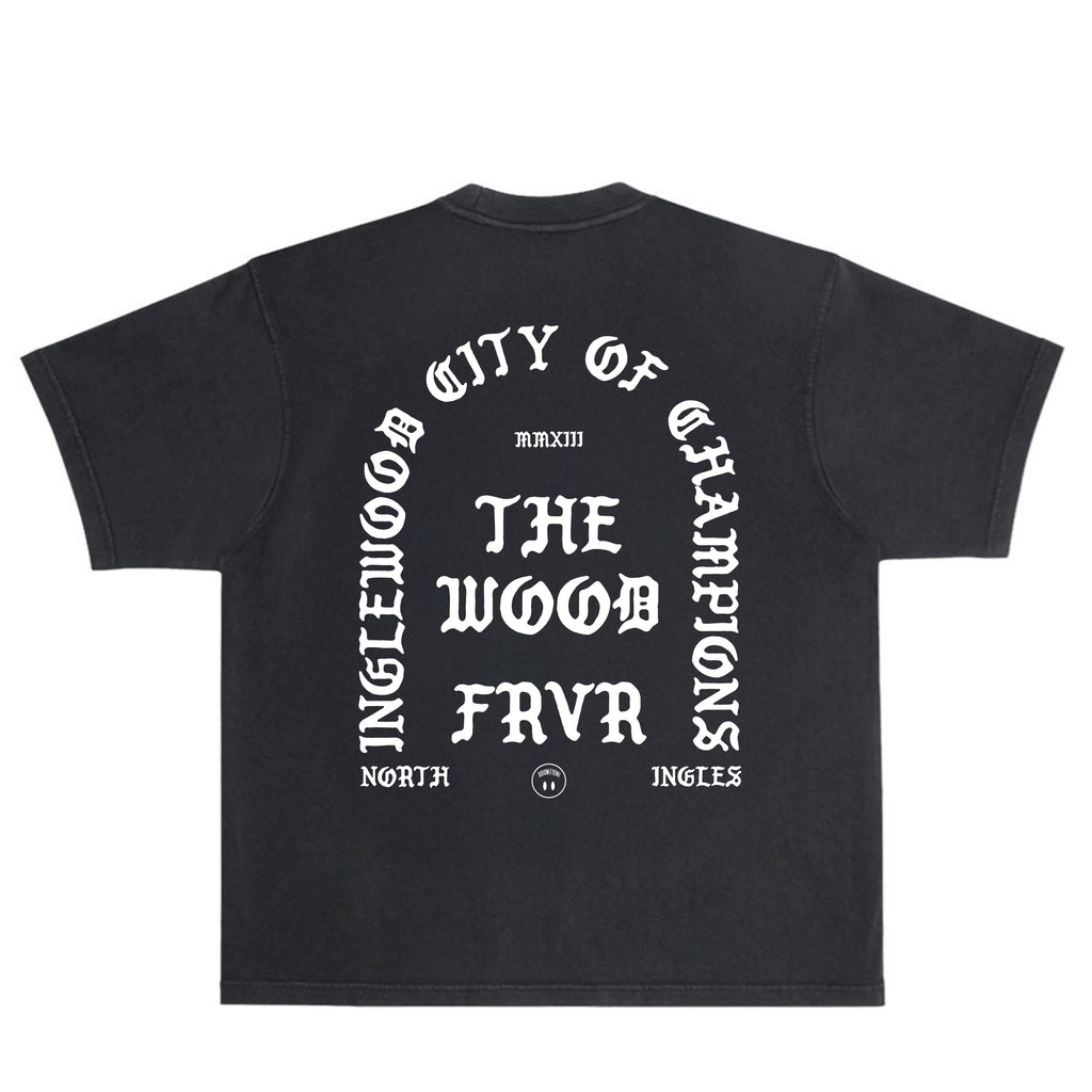 The Wood FRVR Oversized Tee - (blk/white)