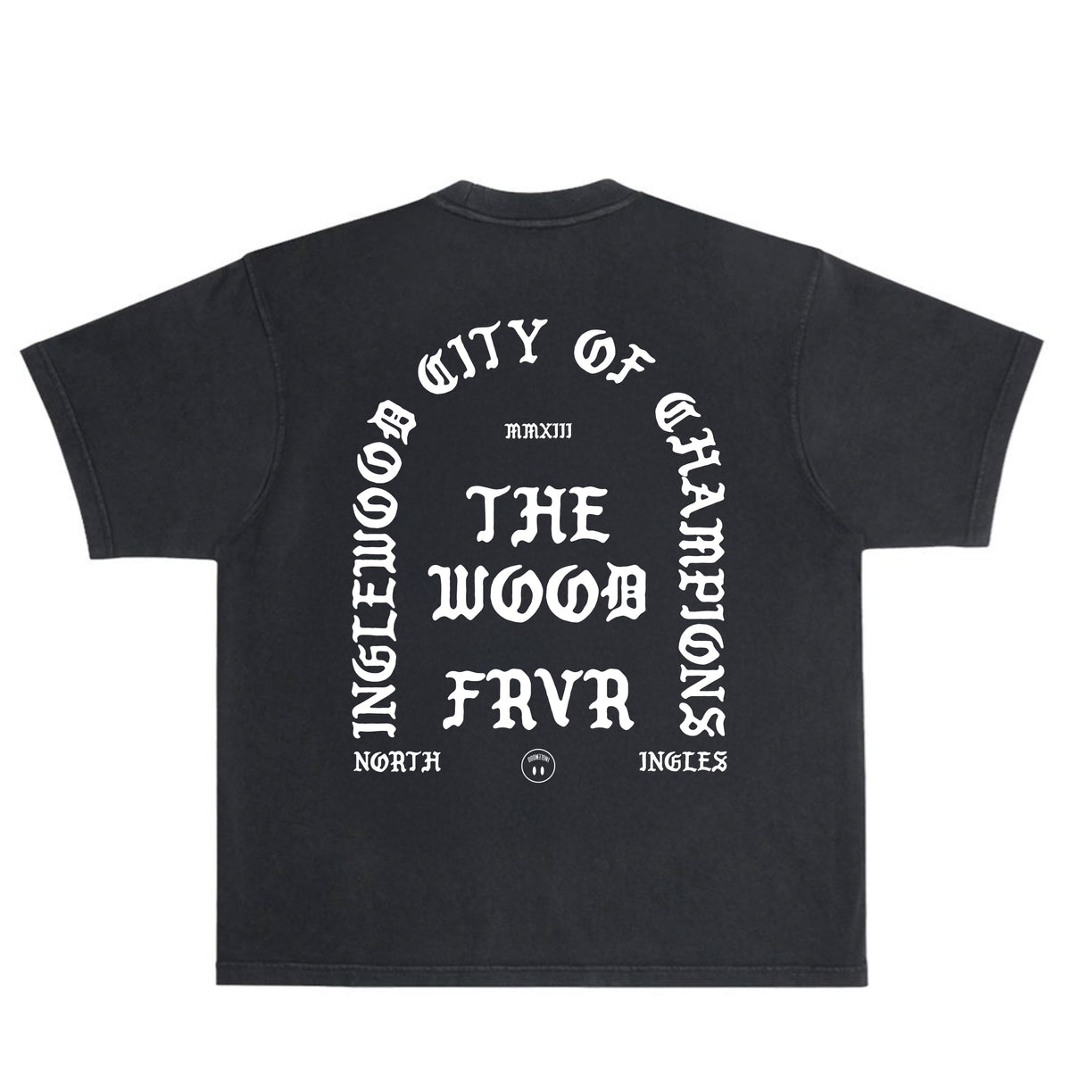 The Wood FRVR Oversized Tee - (blk/white)