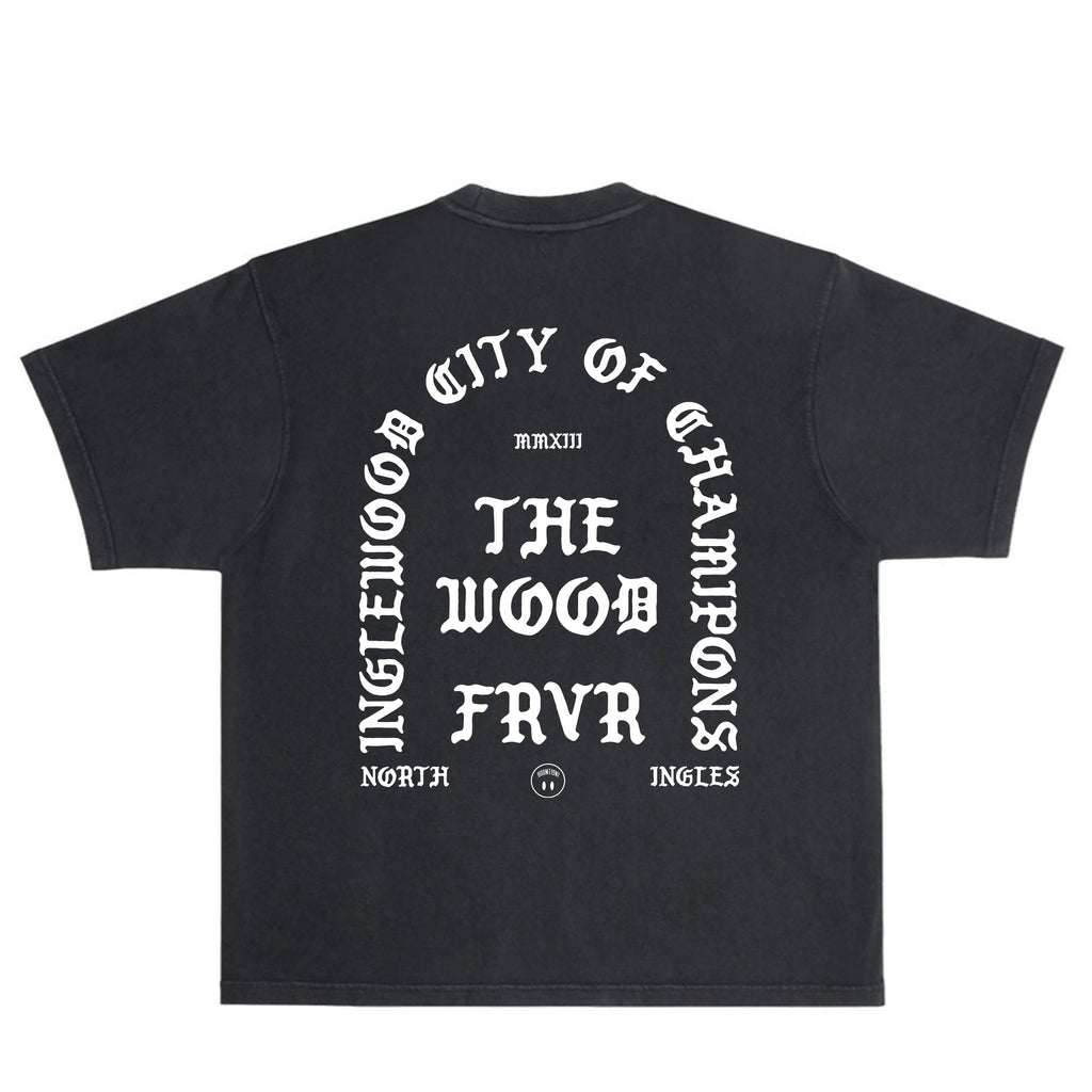 The Wood Frvr Oversized Tee - (Blk/White)