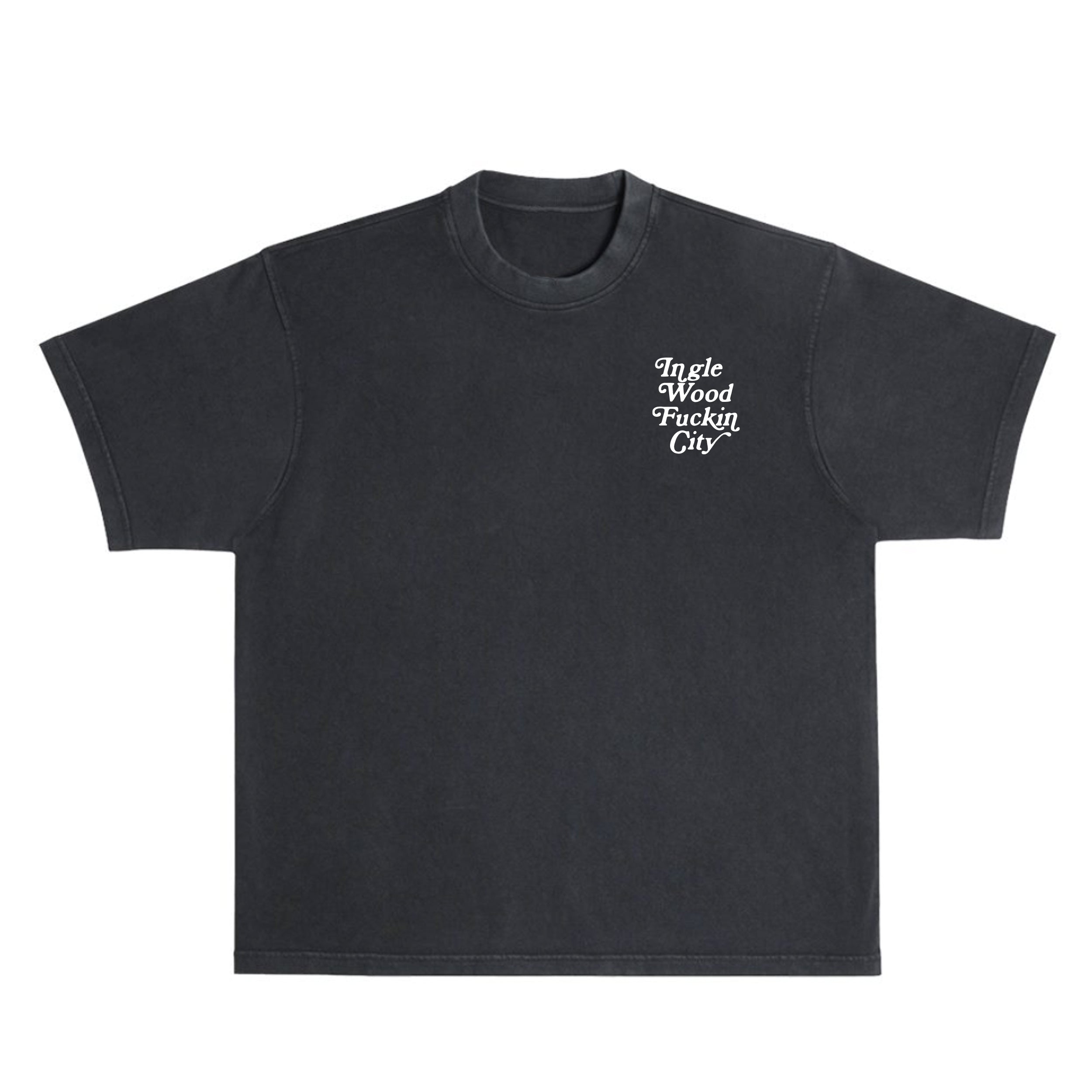 Inglewood Fuckin City Heavyweight Tee (blk/white)