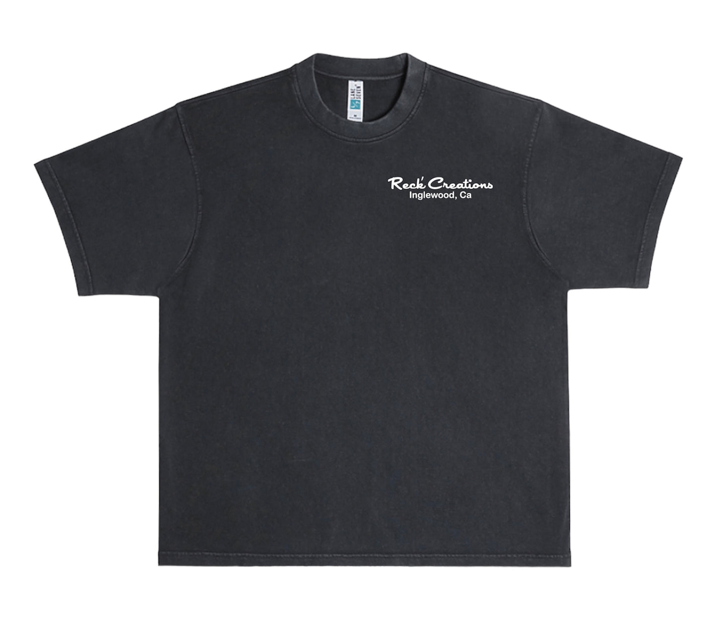 Reck’Creations Workplace Heavyweight Tee - pigment blk/white