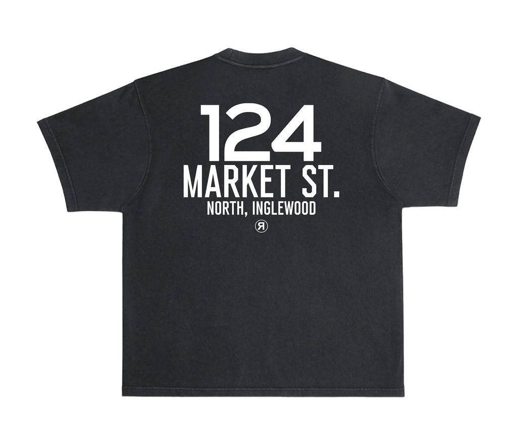 Reck’Creations Workplace Heavyweight Tee - pigment blk/white