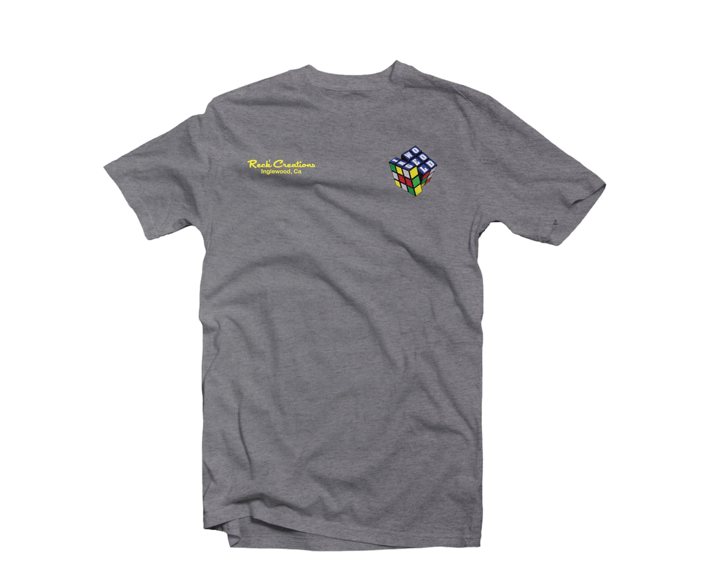 Cube Vision Tee - grey/multi color