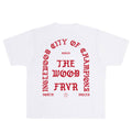 The Wood FRVR Oversized Tee - (red/white)